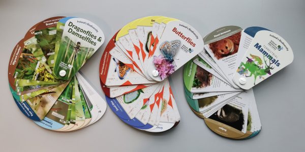 A selection of Biodiversity Ireland swatch identification guides.